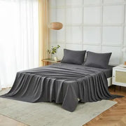 Sábanas Blankery Home Fullblanc Classic 1 1/2 Plaza 144 Hilos Gris Topo