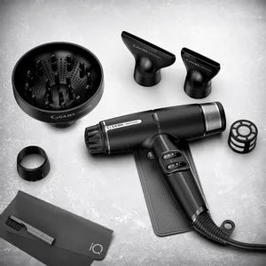Secador De Pelo Gama IQ Lite Ultra Liviano Profesional Color Negro