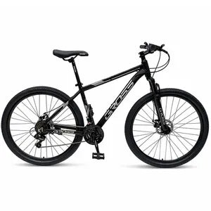 Bicicleta Gross MTB Rodado 29 Mountain Bike Aluminio 21v Cambios Shimano Negro Blanco