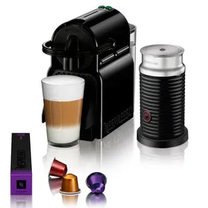 Cafetera Nespresso Inissia Black + Aeroccino 3