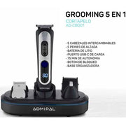 Multigroom Inalámbrico Admiral Kit 5 en 1 AD-CB001