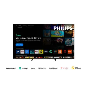 Smart TV Philips 65" LED 4K UHD 65PUD8100/77 Ambilight Titan OS WiFi