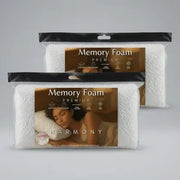 Combo x2 almohada viscoelástica Black Premium 60x35x11 altas prestaciones