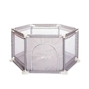 Corralito Gimnasio Para Bebé Love Hex Gris 880
