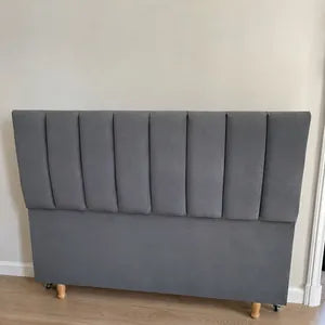 Combo Sommier + Colchón + Respaldo y 2 almohadas de regalo 2230 SYRMA 140x190 Espuma Alta Densidad