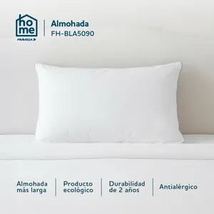 Almohada Frávega Home Ergosoft Simil Pluma 50 x 90 cm