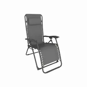 Silla Gravedad Cero Frávega Home Reclinable Gris