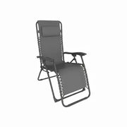 Silla Gravedad Cero Frávega Home Reclinable Gris