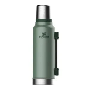 Termo Stanley Classic 1.4 Lts Verde Asa Plegable c/ Tapón Pico Cebador
