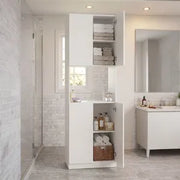 Mueble Organizador Alacena Despensero Cocina Blanco 4 Puerta Blanco
