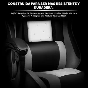 Silla Gamer Ergonómica Giratoria y Reclinable 120kg Novohome