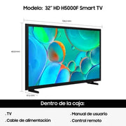 Televisor Smart Tv Samsung HD H5000 32" UN32H5000FGXZB