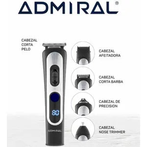 Multigroom Inalámbrico Admiral Kit 5 en 1 AD-CB001