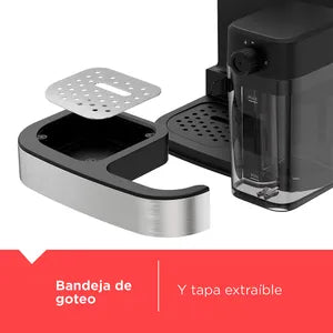 Cafetera Espresso Black+Decker Café Crema Semi Automática EM0412-1SDAR