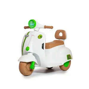 Moto Scooter A Bateria 6V Blanco