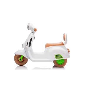 Moto Scooter A Bateria 6V Blanco