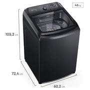 Lavarropas Electrolux Carga Superior 11kg Expert Negro con Triple Filtro y Power Jets LEB11
