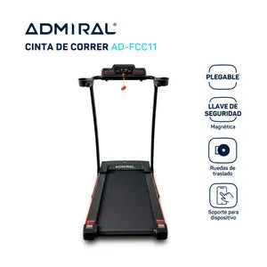 Cinta de correr caminadora Admiral AD-FCC11 12 km/h plegable digital