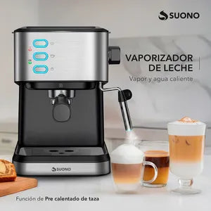 Cafetera Espresso Suono 20 Bar Espumador HOG0389ACE