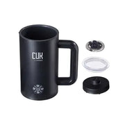 Espumador De Leche CUK By Gadnic 4 funciones 450 ML Espuma Cremosa 500W Acero Inoxidable (Color Negro)