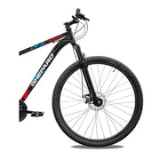 Bicicleta Ghepard x1 Mountain Bike Rodado 29 Talle 20 NEGRO BLANCO ROJO