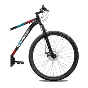 Bicicleta Ghepard x1 Mountain Bike Rodado 29 Talle 20 NEGRO BLANCO ROJO