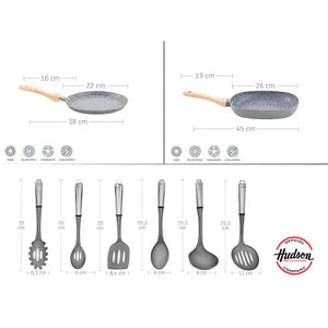 Batería de Cocina Hudson 15 Piezas