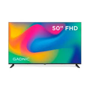 Smart TV 50” Gadnic FHD Android TV Pulgadas WiFi Procesador Quad Core Sonido Estéreo 20W