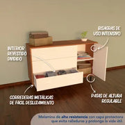Comoda Mallorca blanco paraiso