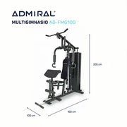 Multigimnasio Admiral AD-FMG100 100 kg multigym