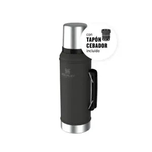 Termo Stanley Negro 950ml c/ Tapón Pico Cebador