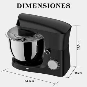 Batidora Planetaria Bowl Acero Inox 5L Novohome 1500w 11 Vel