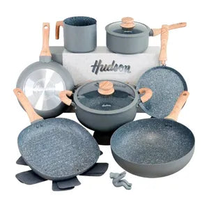 Batería Cocina Hudson con Cerámica Antiadherente 9 Piezas