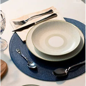 Vajilla de Porcelana Lineare Gris 20 Piezas de Tramontina