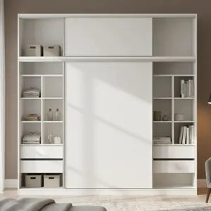 Placard Ropero con Baulera Alzada Puertas Corredizas 240x235