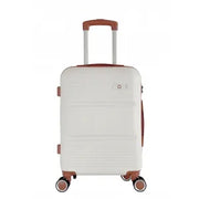 Valija de Viaje Carry On Frávega Home 20 Pulgadas Beige