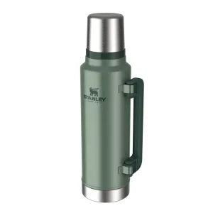 Termo Stanley Classic 1.4 Lts Verde Asa Plegable c/ Tapón Pico Cebador