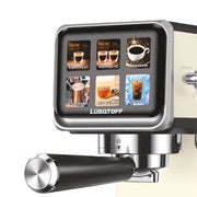 Cafetera expresso Lusqtoff Cream c/adaptador de cápsulas LQ-EX008