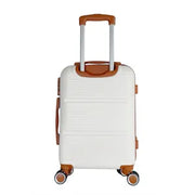 Valija de Viaje Carry On Frávega Home 20 Pulgadas Beige