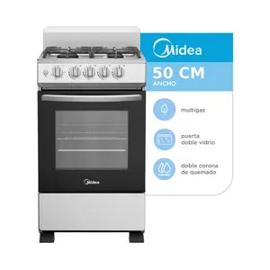 Cocina Multigas Midea 20TMG4PGAR1 50cm