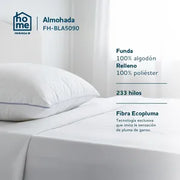 Almohada Frávega Home Ergosoft Simil Pluma 50 x 90 cm