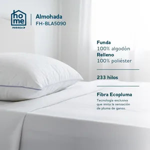 Almohada Frávega Home Ergosoft Simil Pluma 50 x 90 cm