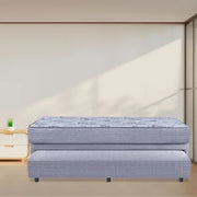 Colchón y Sommier Bicama de Espuma de 1 Plaza Inducol Agra 90x190 Cm