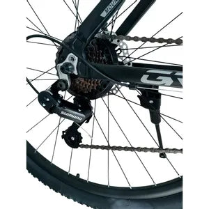 Bicicleta Gross MTB Rodado 29 Mountain Bike Aluminio 21v Cambios Shimano Negro Blanco