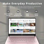 HP Stream Laptop BrightView HD de 14 pulgadas,