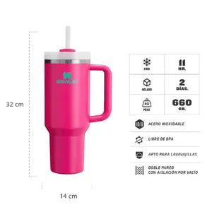 Vaso Stanley Quencher 1,18 Lts Passion Pink