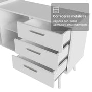Tocador Maquillador Escritorio Multiuso De Esquina Madesa
