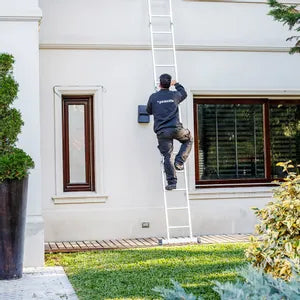 Escalera de Aluminio 4x4 Articulada 16 Escalones Garden Life TE1700 Multipropósito 4,35 mts