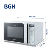 Microondas BGH 20 Litros Digital ECO B120DB20