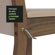 Juego De Comedor Cocina Jaíne Madesa Mesa Con 6 Sillas